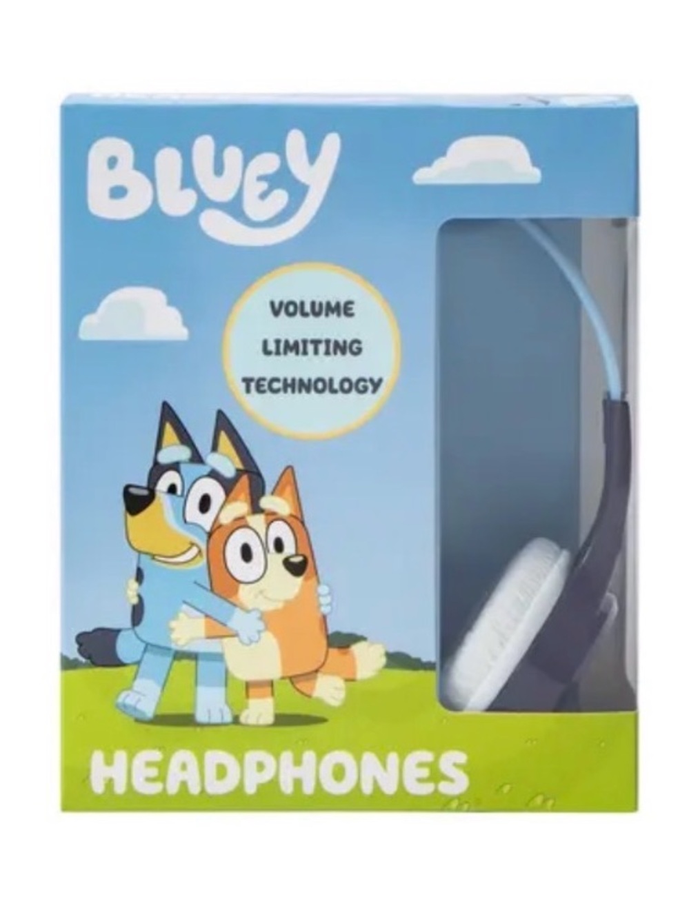 Bluey Kids Headphones Volume Limiting Wired 3.5mm Jack Adjustable Headband